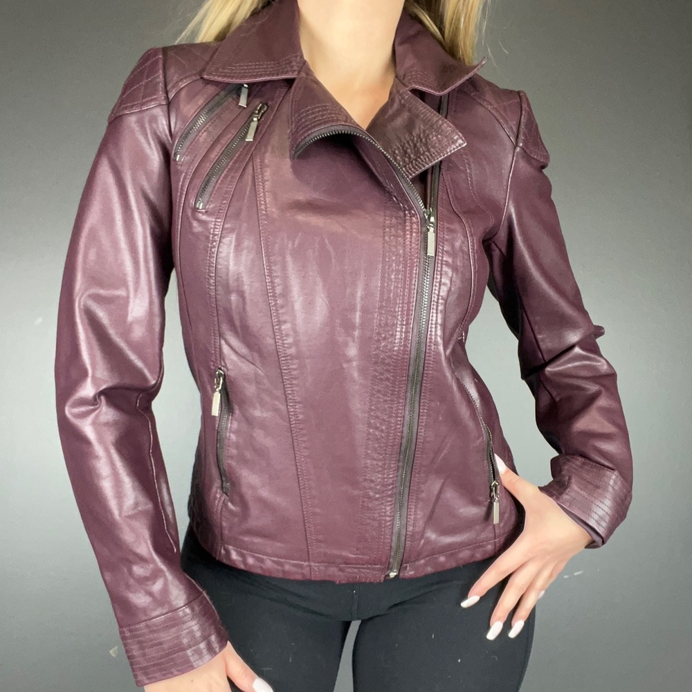 Ricki’s Plum Faux-Leather Jacket